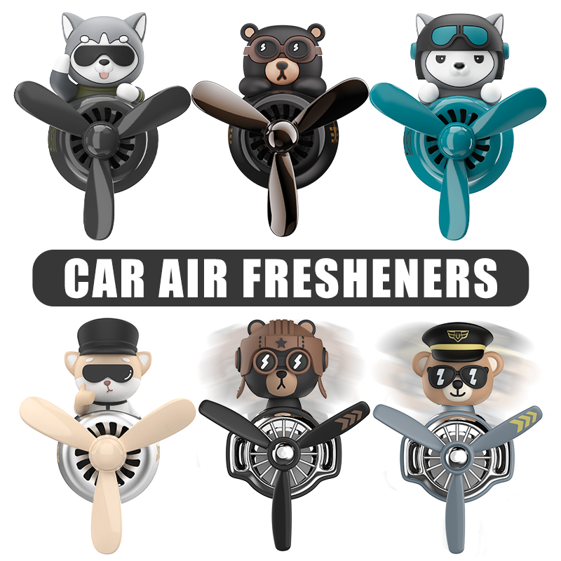 Rotating plane pilot dog car a - Oscillating Fan Clip 리뷰 및 가격