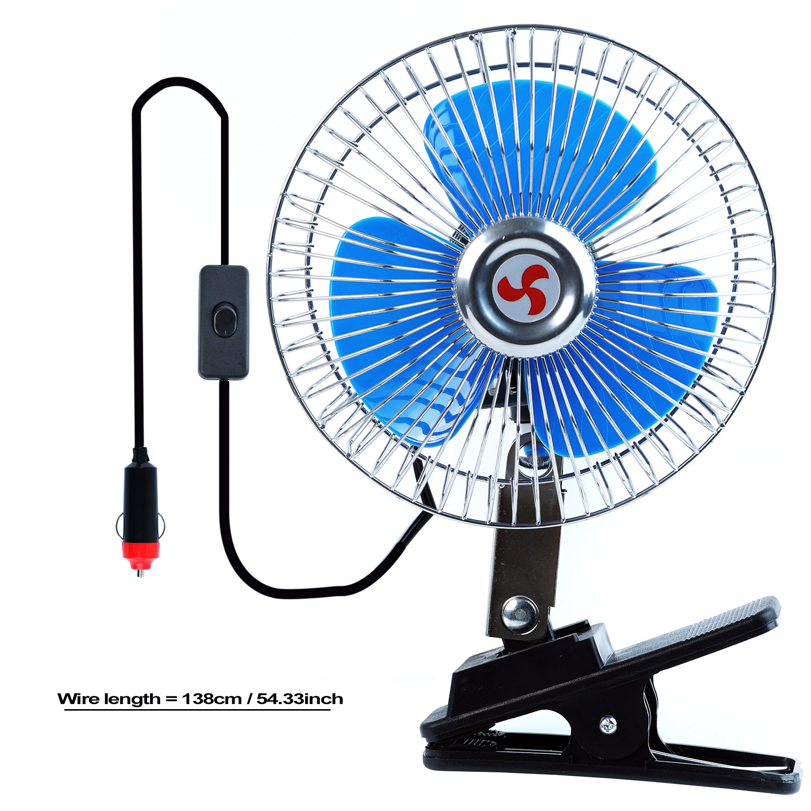 12V 6'' 360 Rotation Summer Ca - Oscillating Fan Clip 리뷰 및 가격