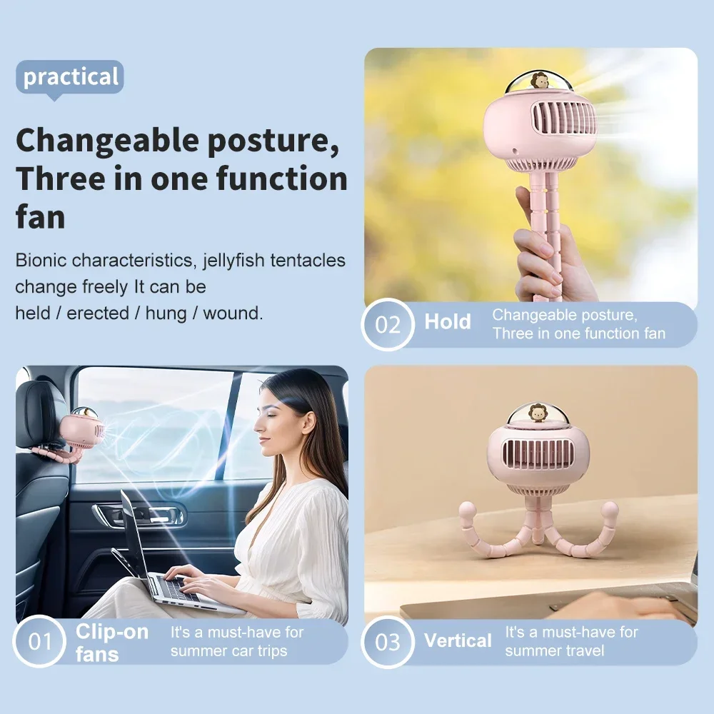 Mini Stroller Fan, Automatic O - Oscillating Fan Clip 리뷰 및 가격
