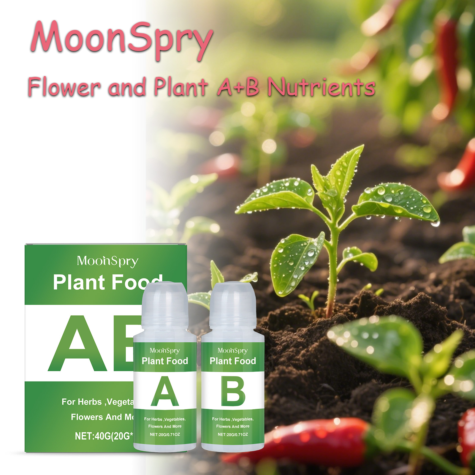 MoonSpry Hydroponic Nutrient S - Nutrient Solution Ab 리뷰 및 가격